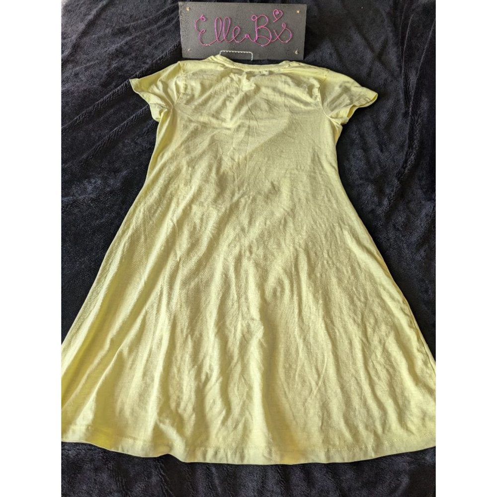 NWOT Universal Thread Yellow Side Rouched Dress L - Picture 5 of 5
